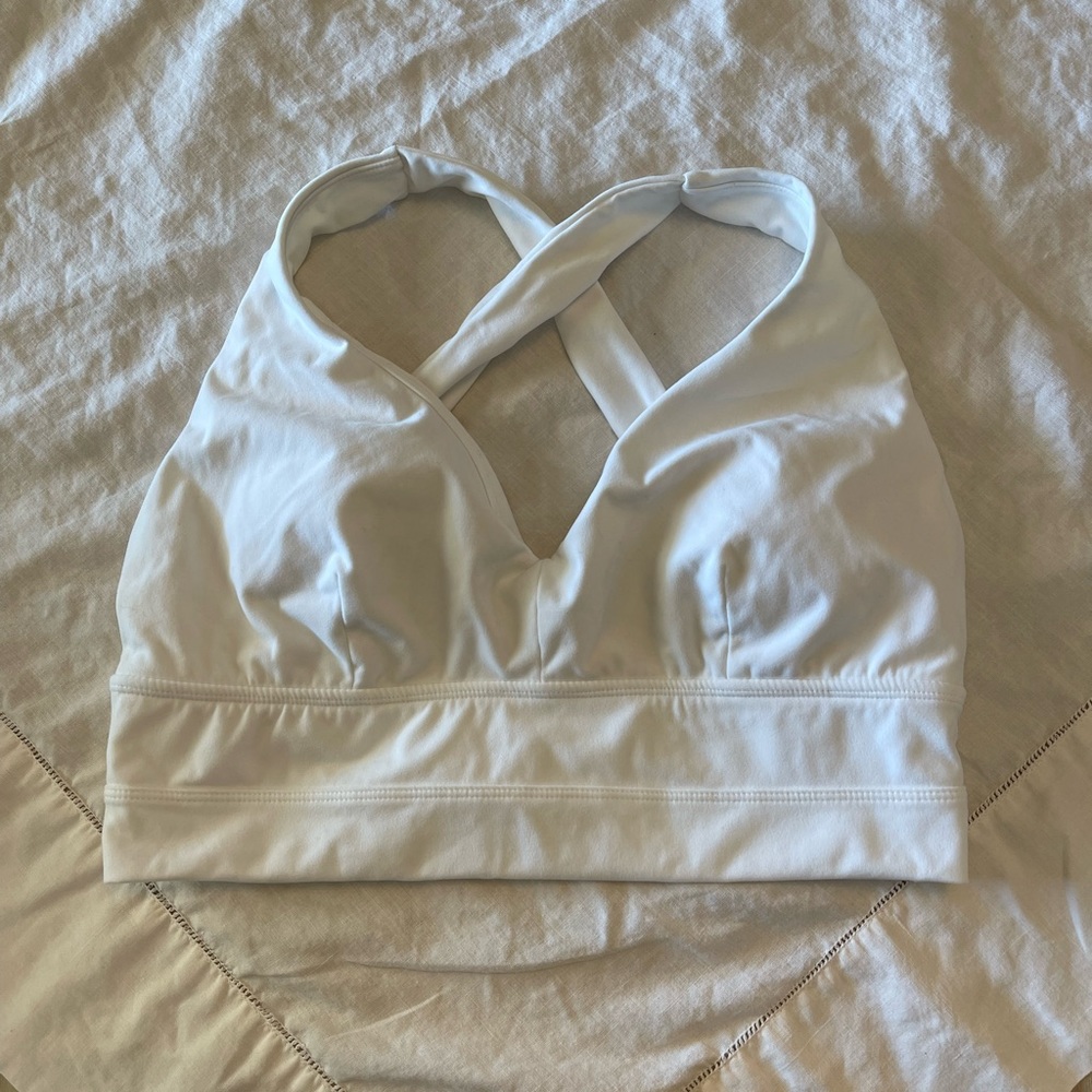 Buff Bunny Alpha Sports Bra in WHITE